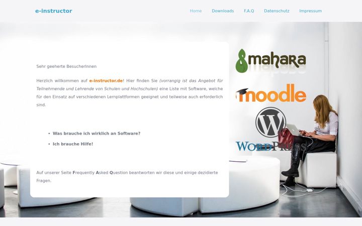 Screenshot of e-instructor.de
