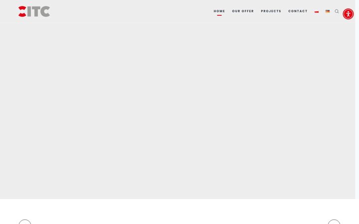 Screenshot of e-itc.eu