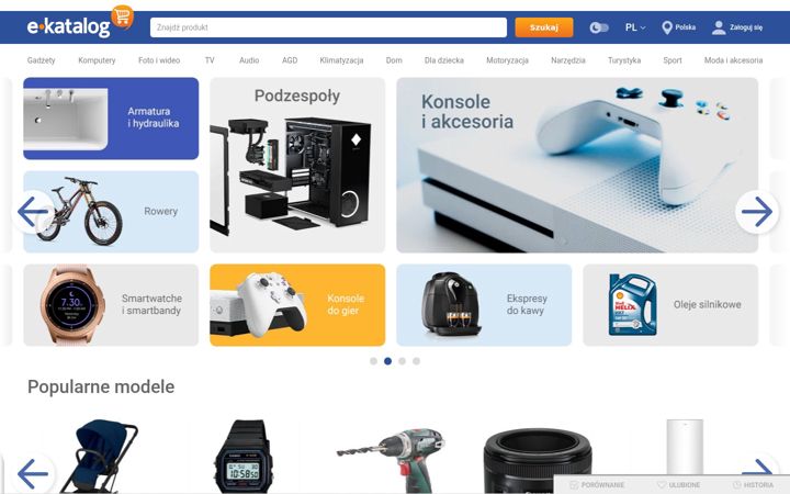 Screenshot of e-katalog.pl