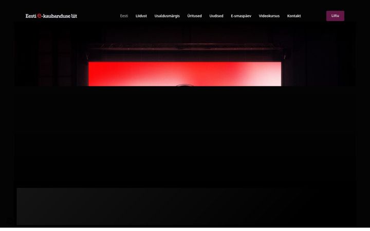 Screenshot of e-kaubanduseliit.ee