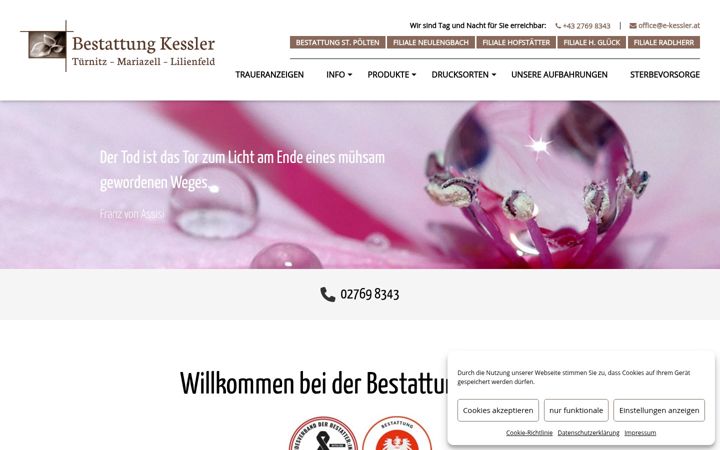 Snímek obrazovky e-kessler.at