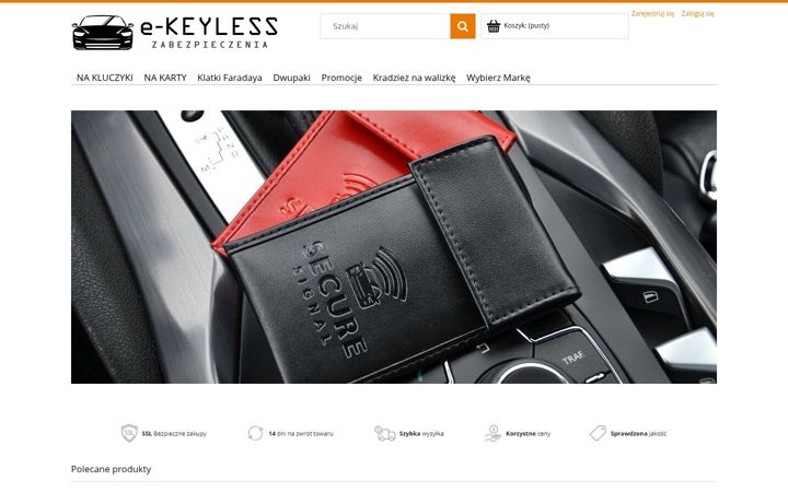 Snímek obrazovky e-keyless.pl