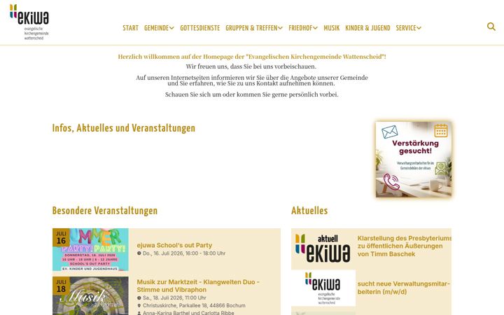 Screenshot di e-ki-wa.de