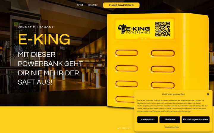 Screenshot of e-king.eu