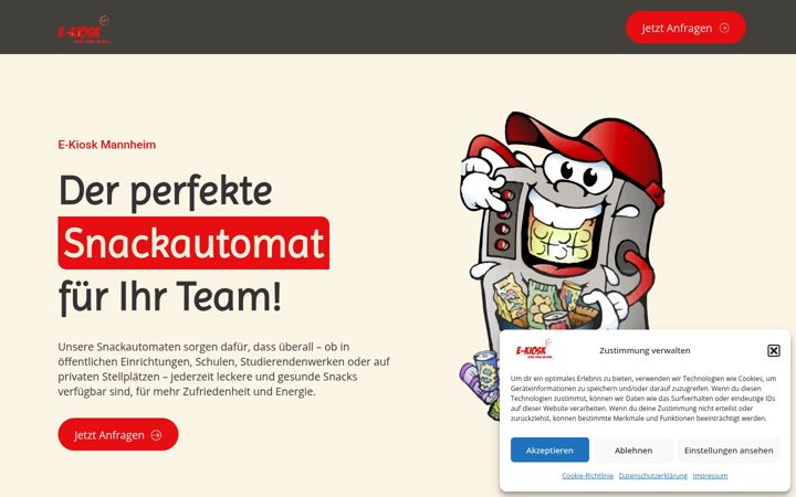 Screenshot of e-kioskmannheim.de