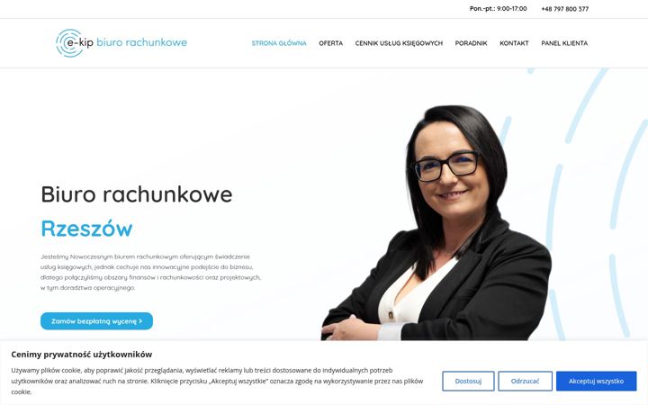 Snímek obrazovky e-kip.pl