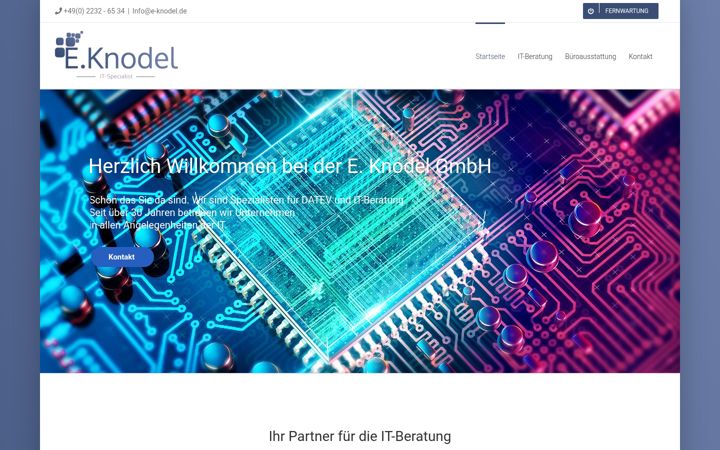 Snimka zaslona za e-knodel.de