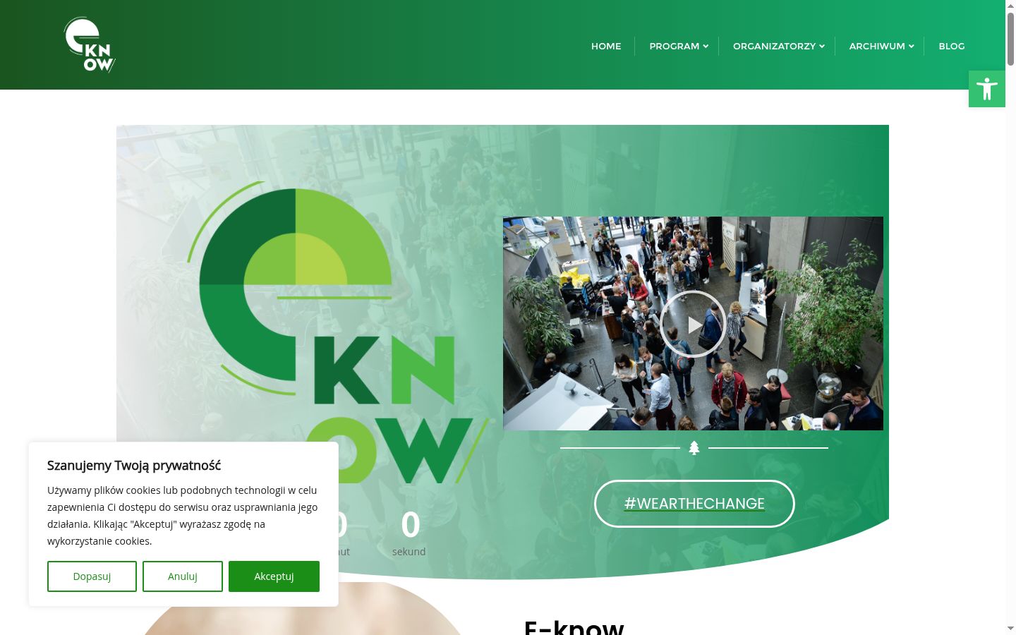 Screenshot tal-banner tal-kunsens muri qabel kwalunkwe interazzjoni