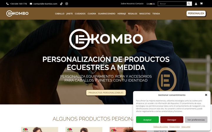 Screenshot of e-kombo.com