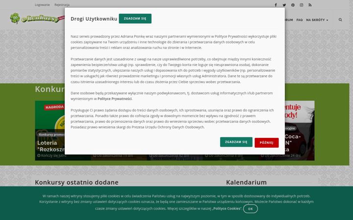 Screenshot of e-konkursy.info