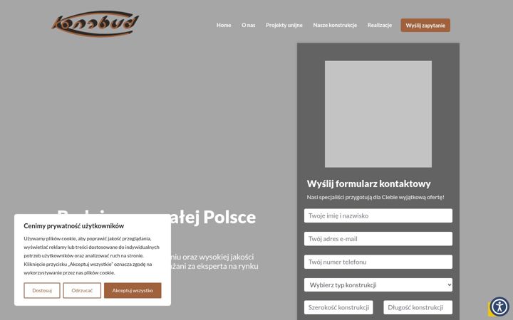 Snímek obrazovky e-konstrukcje.pl