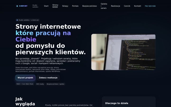 Captura de pantalla de e-kret.net