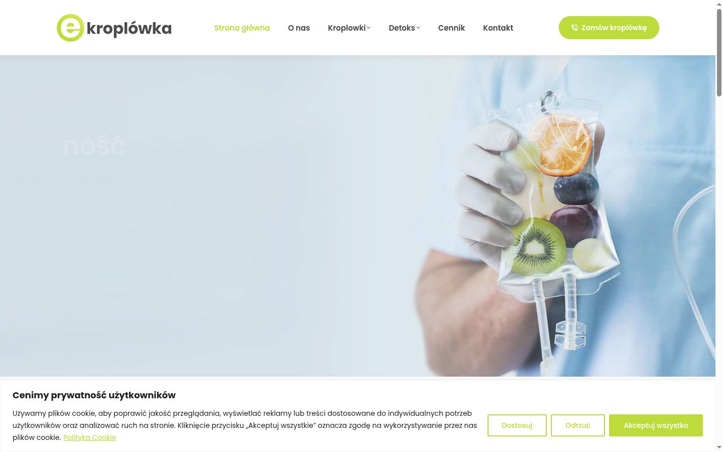 Snímek obrazovky baneru souhlasu zobrazeného před jakoukoli interakcí