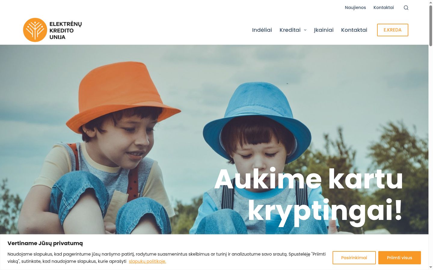 Snímek obrazovky baneru souhlasu zobrazeného před jakoukoli interakcí