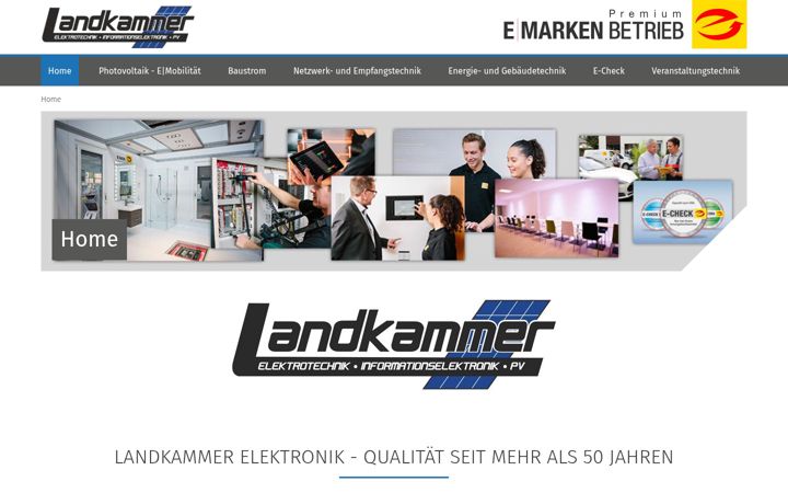 Screenshot of e-landkammer.de