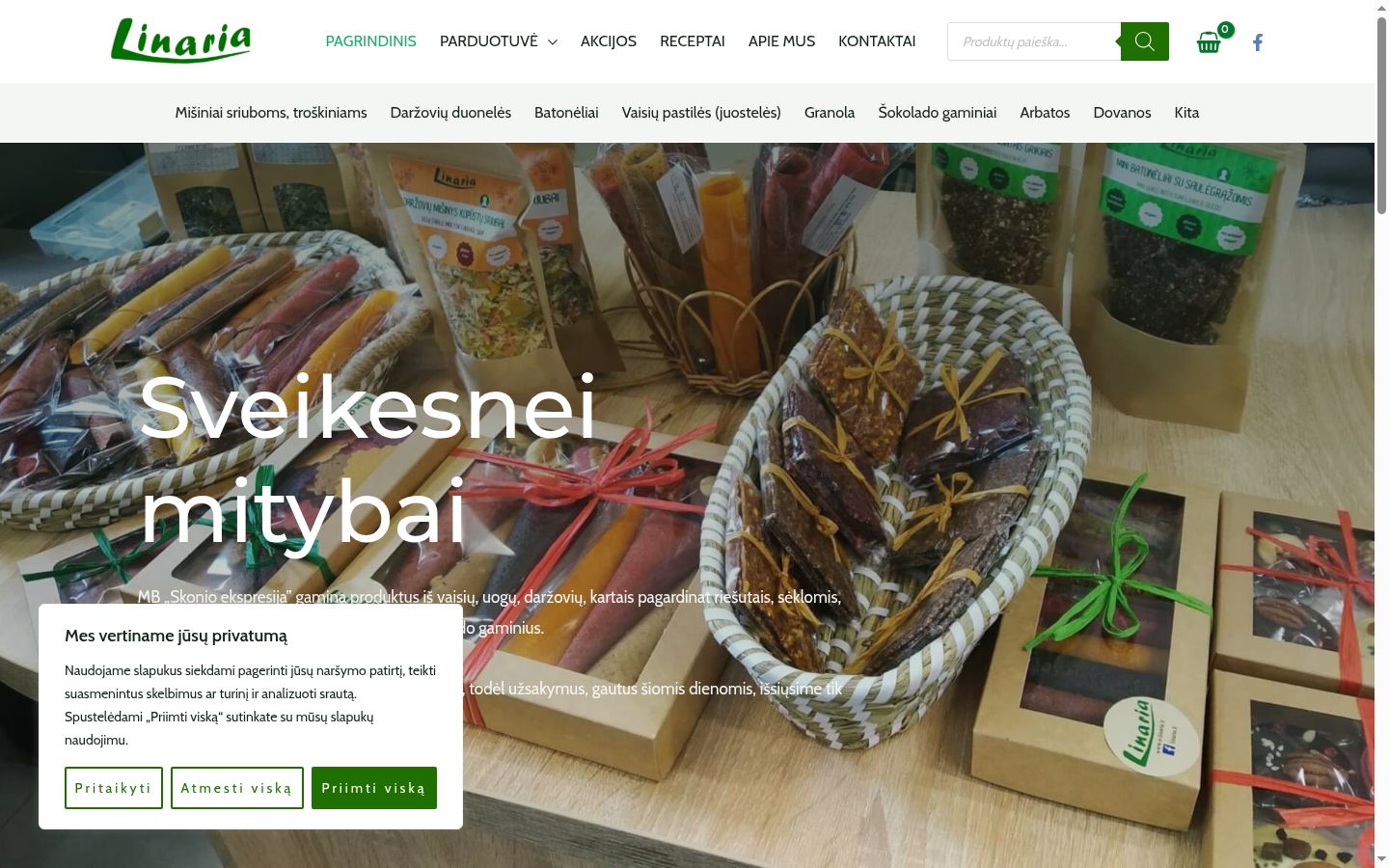 Snímek obrazovky baneru souhlasu zobrazeného před jakoukoli interakcí
