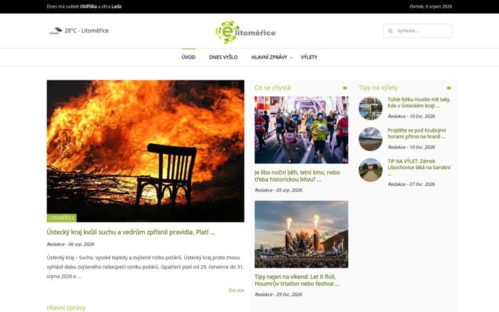 Skærmbillede af e-litomerice.cz