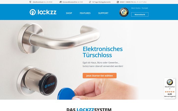 Screenshot of e-lockzz.com