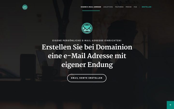 Skærmbillede af e-mail.co.at