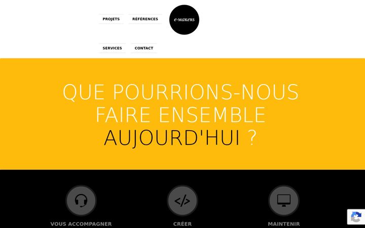 Zrzut ekranu e-makers.fr