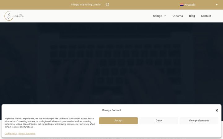 Screenshot of e-marketing.com.hr