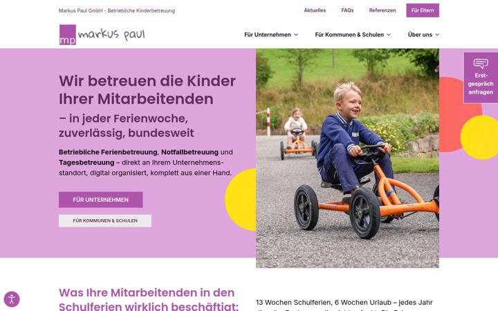Snimka zaslona za e-markuspaul.de