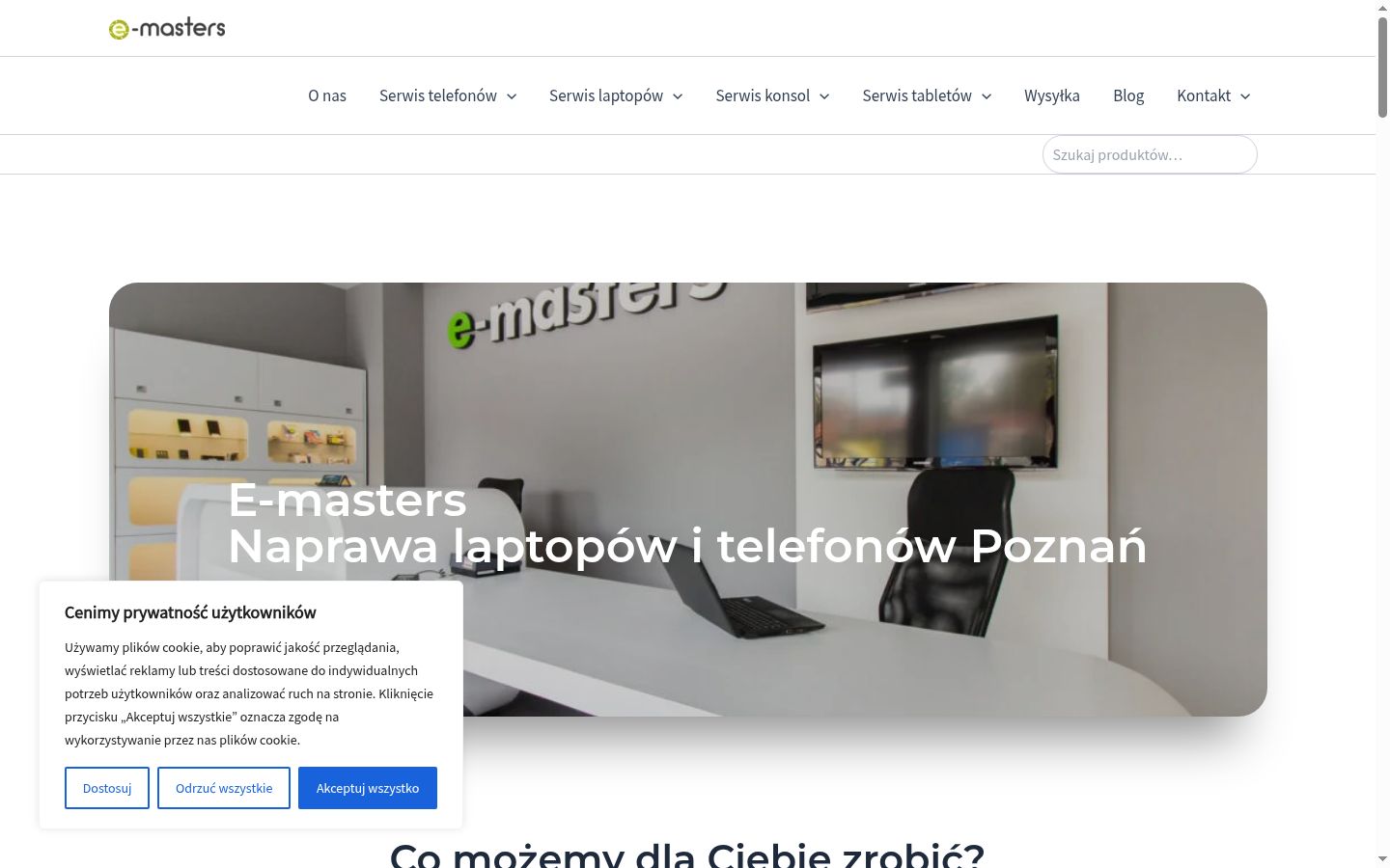 Snímek obrazovky baneru souhlasu zobrazeného před jakoukoli interakcí