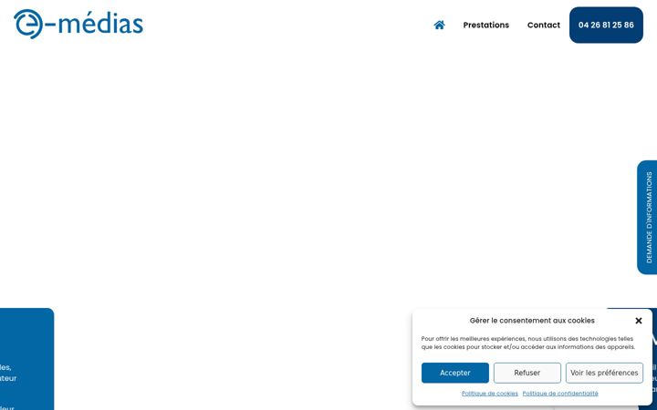 Zrzut ekranu e-medias-69.fr
