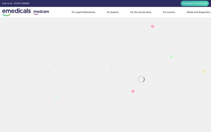 Screenshot van e-medicals.co.uk