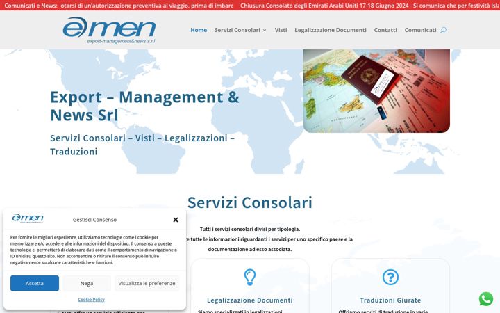 Skjermbilde av e-men.it