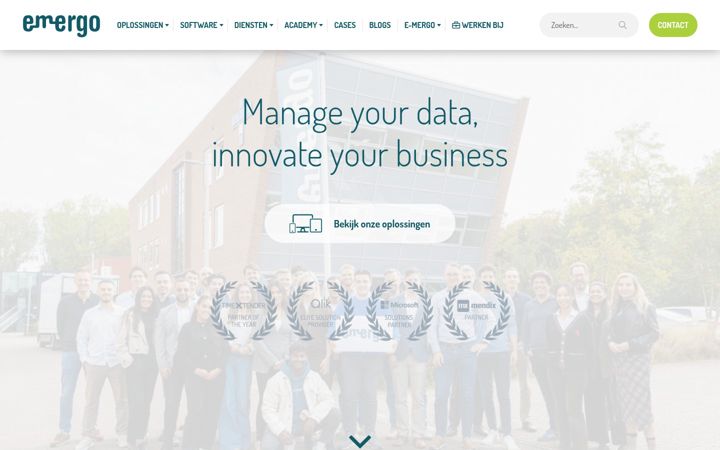 Screenshot di e-mergo.nl