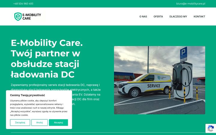 Screenshot ta' e-mobilitycare.pl
