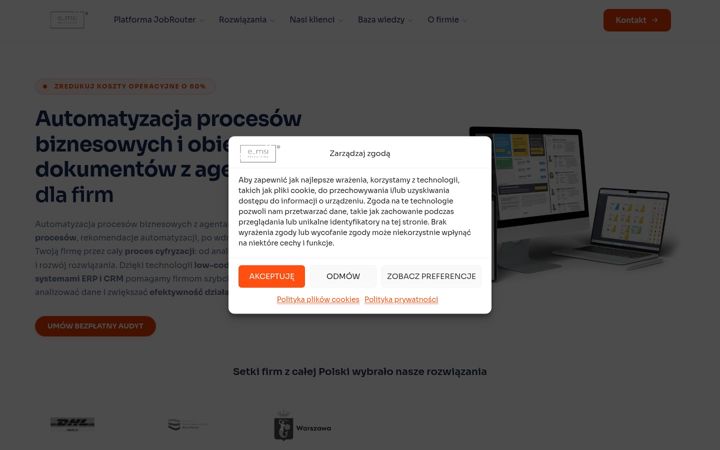 Screenshot ta' e-msi.pl
