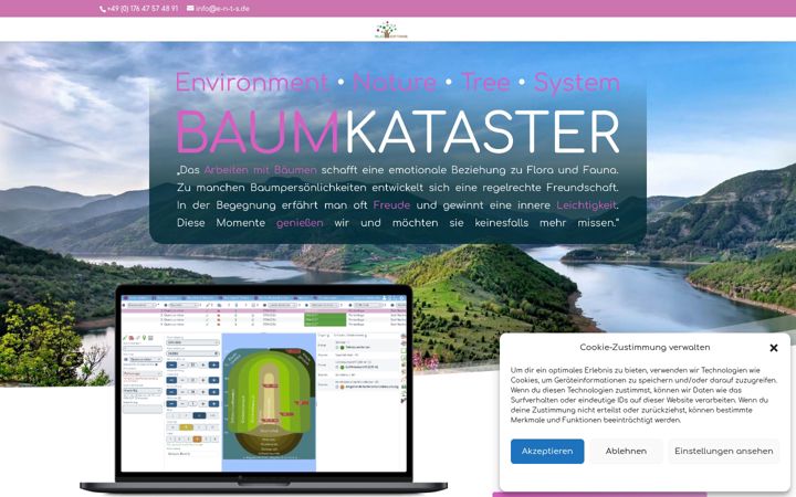 Screenshot of e-n-t-s.de