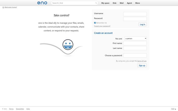 Screenshot of e-nautia.com