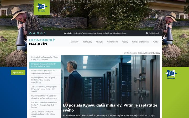 Skærmbillede af e-news.cz