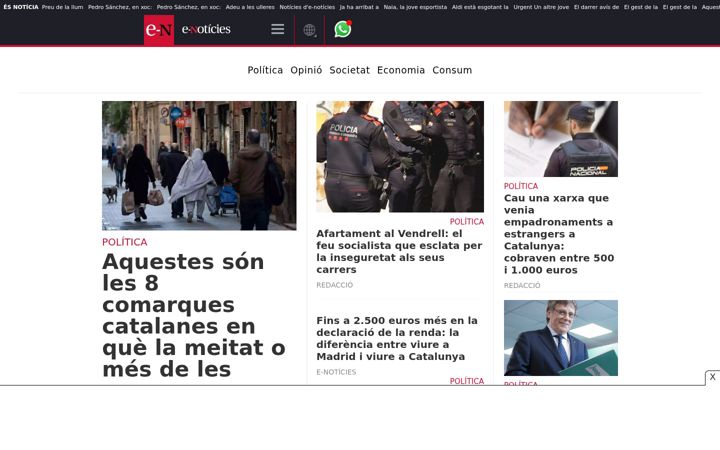 Screenshot of e-noticies.cat