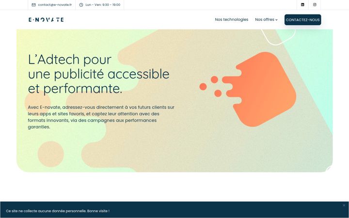 Zrzut ekranu e-novate.fr