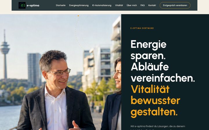 Screenshot of e-optima.de