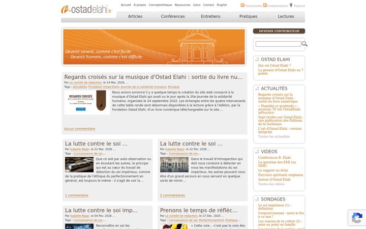 Screenshot of e-ostadelahi.fr