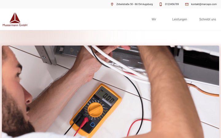 Snimka zaslona za e-partner-sued.de