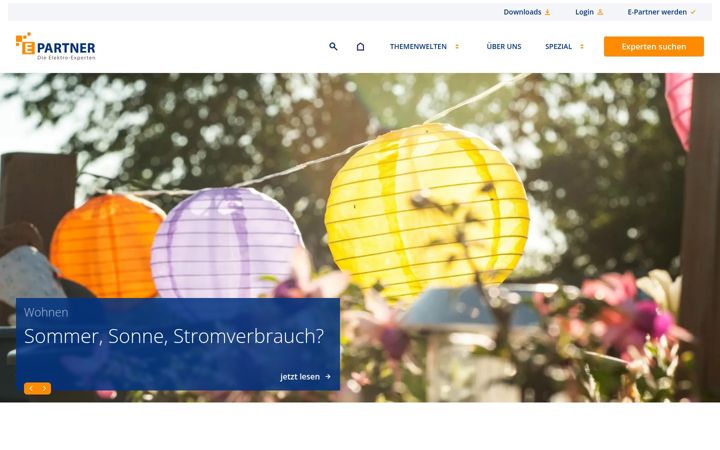 Snimka zaslona za e-partner.de