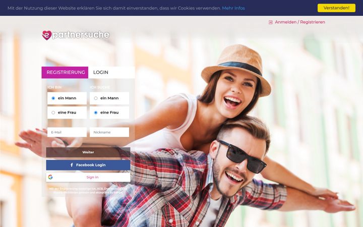 Screenshot of e-partnersuche.com