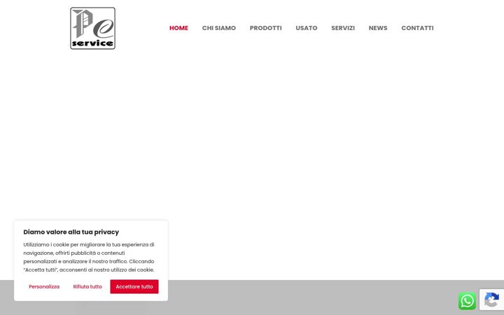 Ekrānuzņēmums no e-pcservice.it