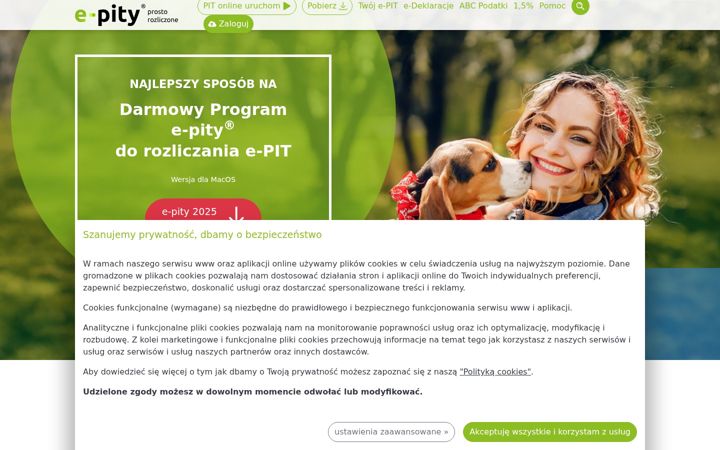 Screenshot of e-pity.pl