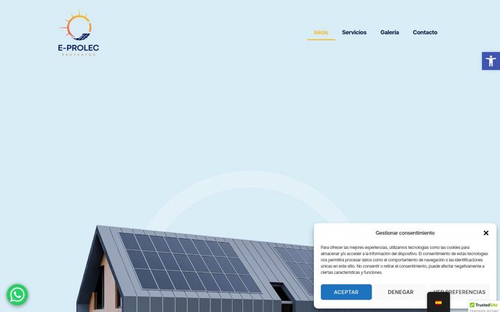 Screenshot of e-prolec.com
