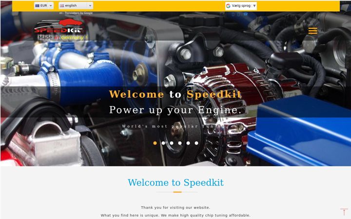 Screenshot of e-racebooster.com