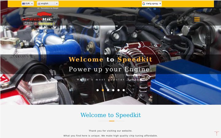Snimka zaslona za e-racebooster.de