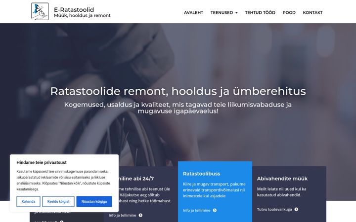 Capture d'écran de e-ratastoolid.eu