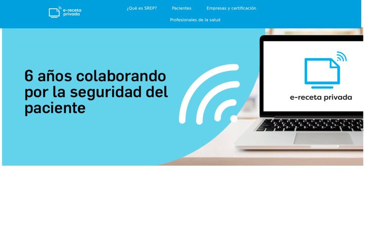 Screenshot of e-recetaprivada.com